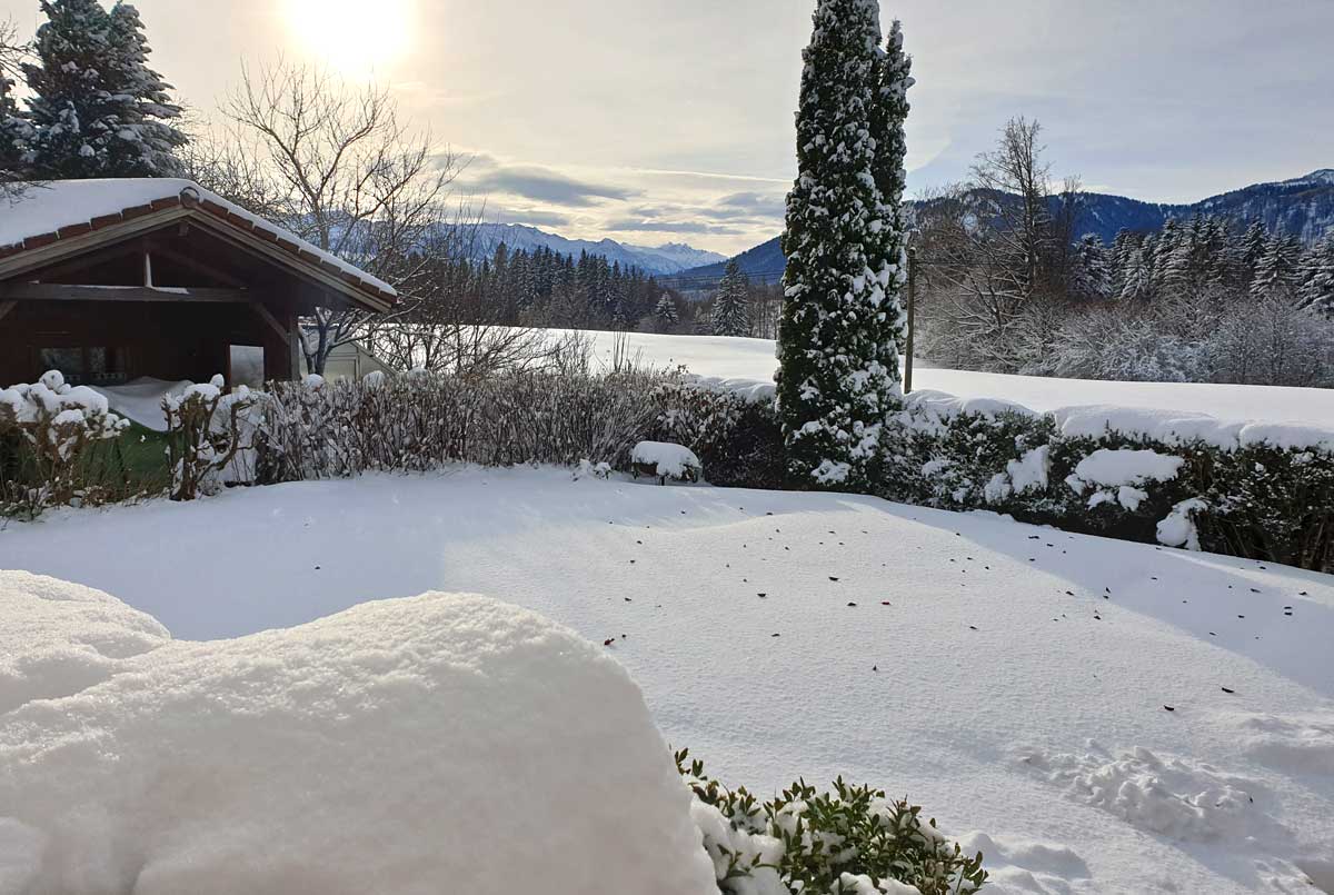 Winter in unserem Garten