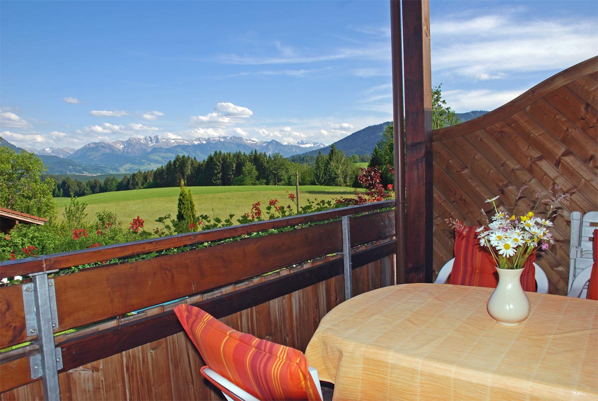 Balkon mit Ausblick